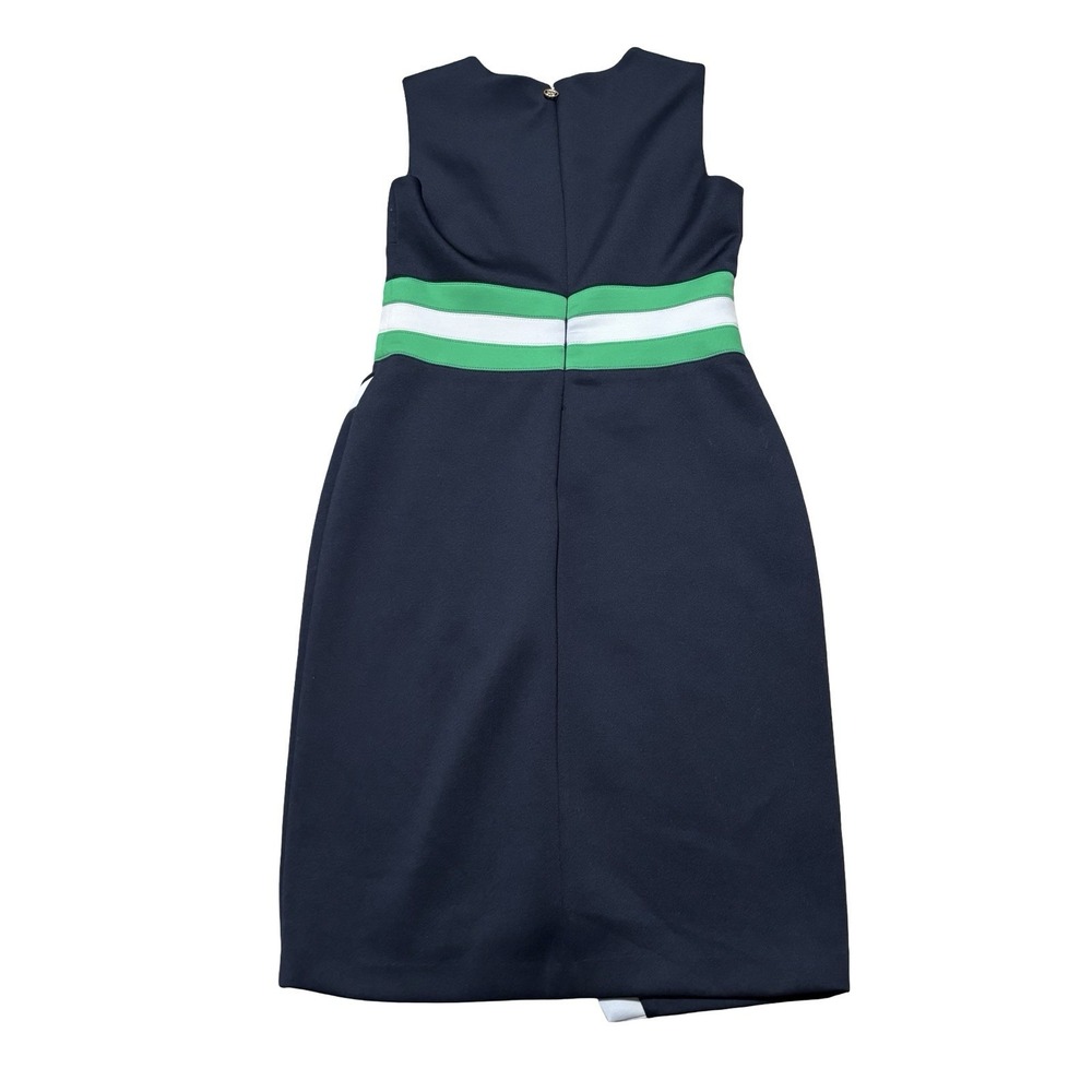 Tommy Hilfiger Women's Sleeveless Midi Sheath Dress Navy Blue Size 4 - 16 x 38 - Picture 2 of 7